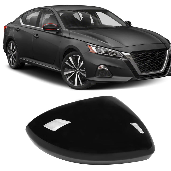 Moonlinks right side mirror cover front view showing clean OEM look and restore appearance