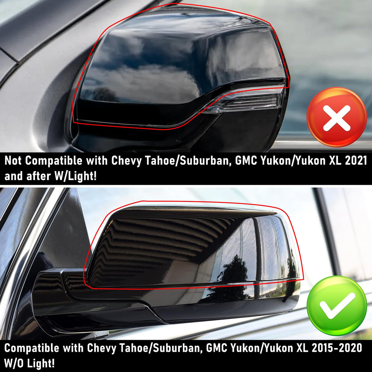 Moonlinks side profile installed on Tahoe showing seamless OEM-style fit