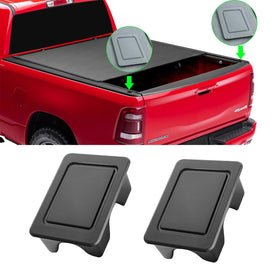 Moonlinks front view of stake pocket cover showing clean fit and OEM look