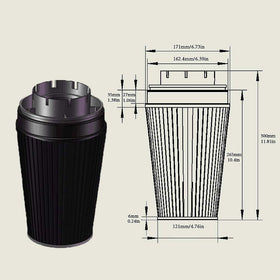 MooSun intake installed in engine bay illustrating exact fit and easy mounting