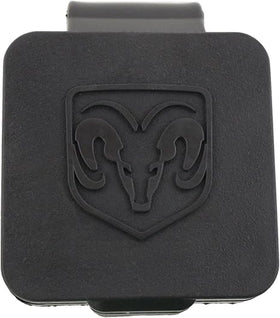Mopar plug installed in truck receiver showing protection against elements
