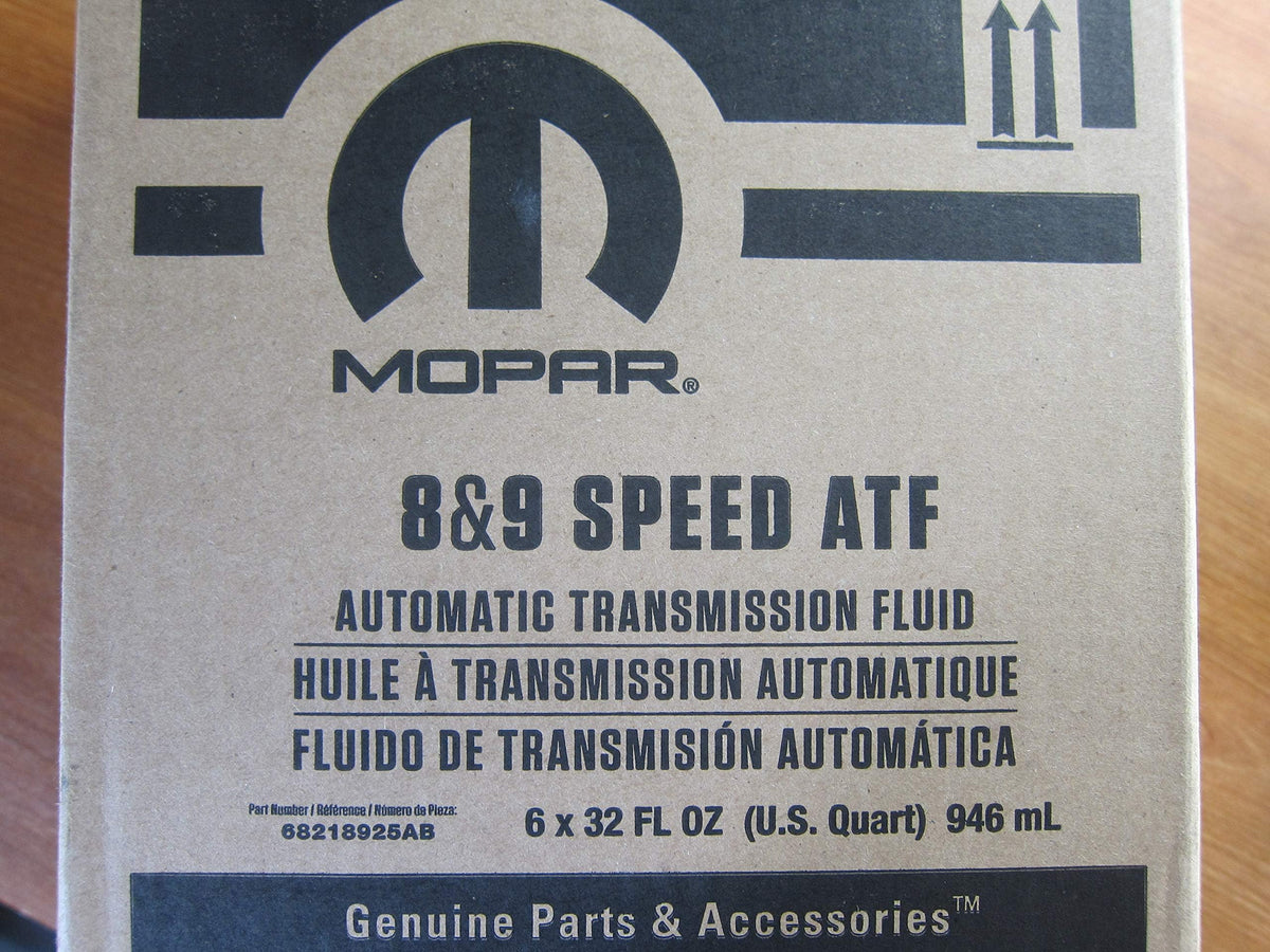 Mopar bottle beside measuring jug showing volume and capacity reference benefit