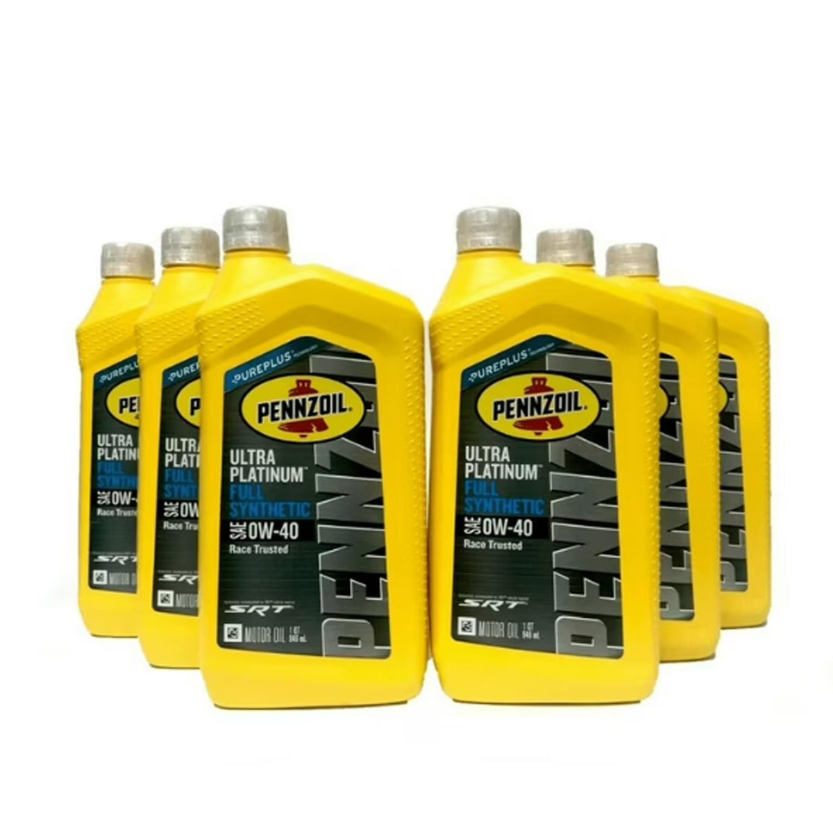 Mopar Penzoil Ultra Platinum 0W-40 front label showing product and benefit of engine protection