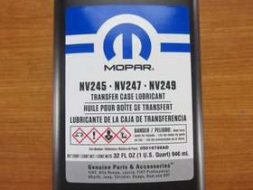 Mopar cap and seal detail ensuring fresh sealed lubricant