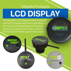 Mopeka side view with included mounting bracket showing secure installation option