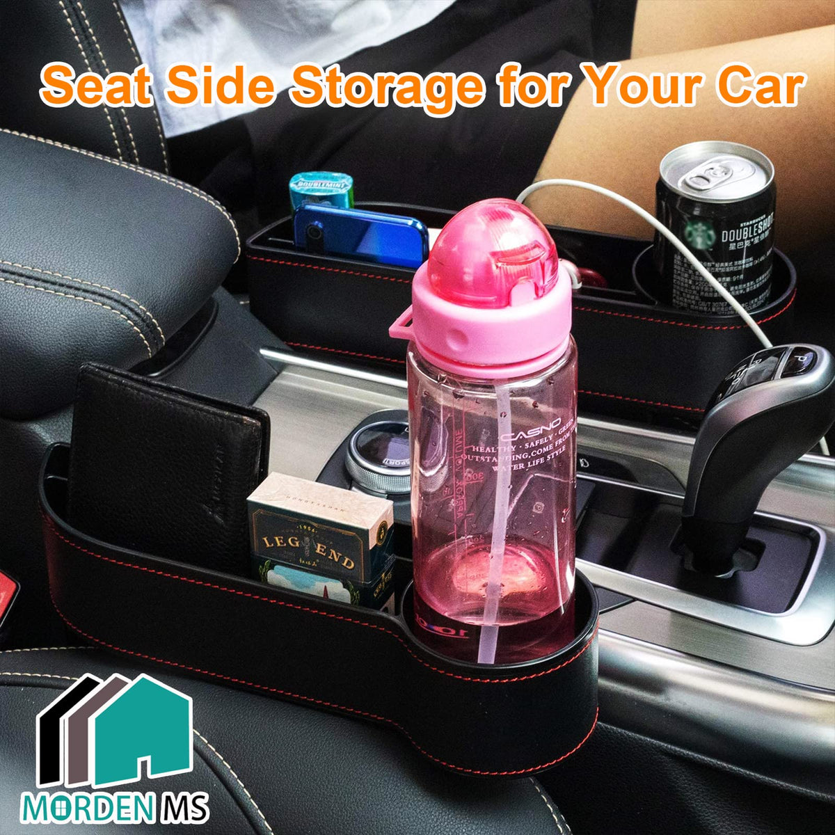 MORDEN MS installed in car interior demonstrating organized cabin benefit