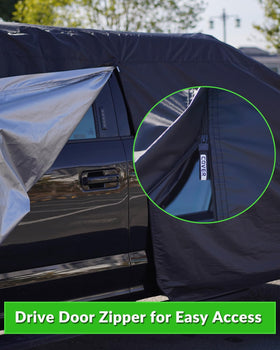 Morhept installed on pickup side profile demonstrating full coverage