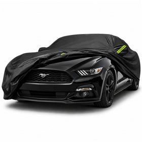 Morhept front view showing full Mustang coverage and exterior protection