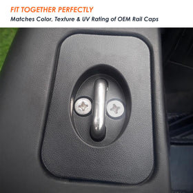 Morkot anchor flush with rail cap showing low-profile appearance