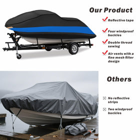 MORNYRAY reflective stripe visible on trailer improving low-light visibility for safety