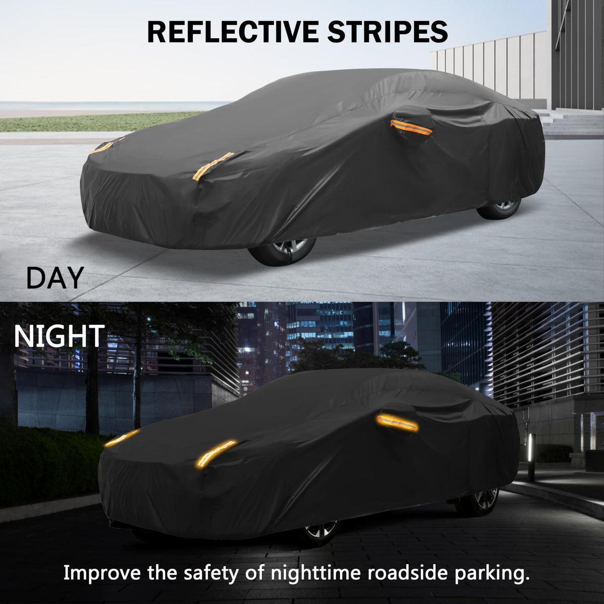 MORNYRAY reflective strips visible at night to improve roadside safety