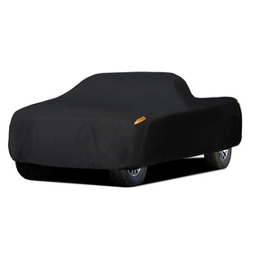 MORNYRAY front view of truck cover showing full-length protection and weather defense