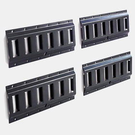 MorScan array of E-track accessories demonstrating broad compatibility and versatility