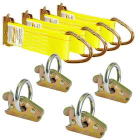 MorScan front view of E-track anchors showing quick-install benefit