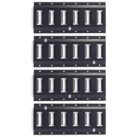 MorScan front view of 4-pack rails showing compact packaging and convenience