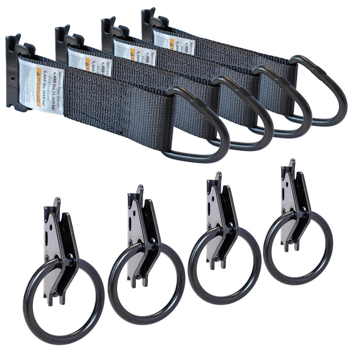 MorScan front packaging showing 4 black O‑rings and 4 tie‑offs, durable kit benefit