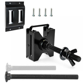 MorScan front view assembled mount showing compact profile and secure fit