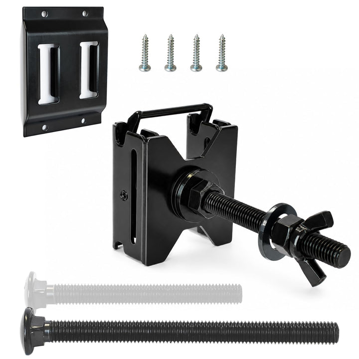 MorScan front view assembled mount showing compact profile and secure fit