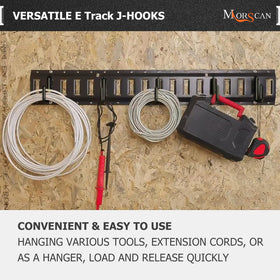 MorScan close-up of spring lever detail highlighting quick-install ease and secure lock
