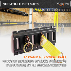 MorScan rail held in hand showing one-foot scale for tight-space installs