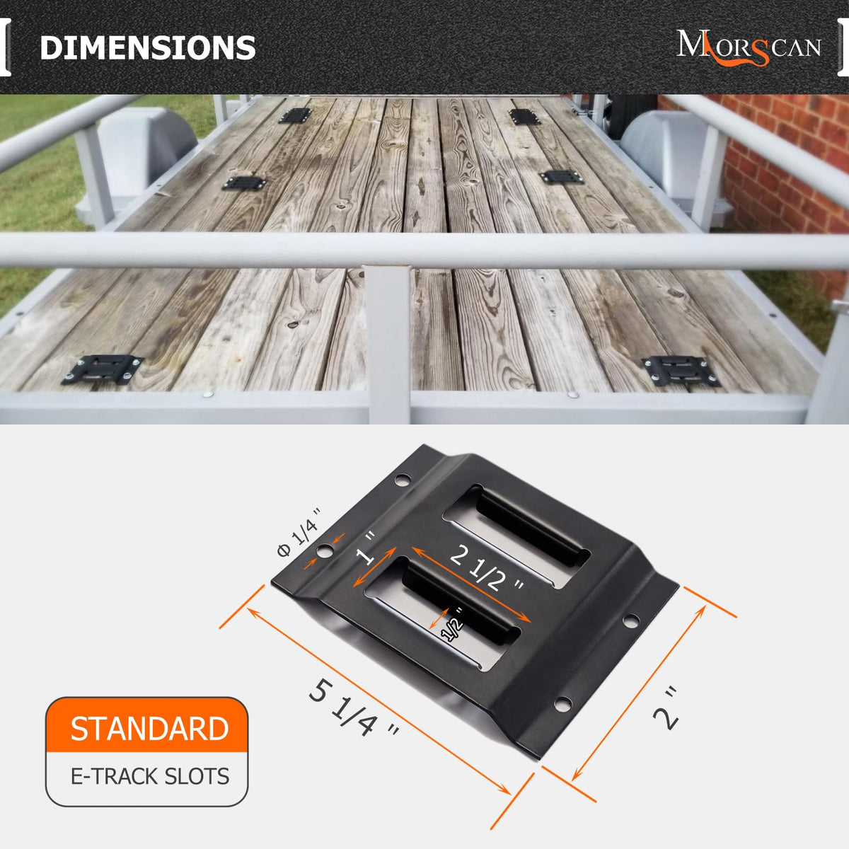 MorScan plate beside ruler showing compact size for tight mounting spaces