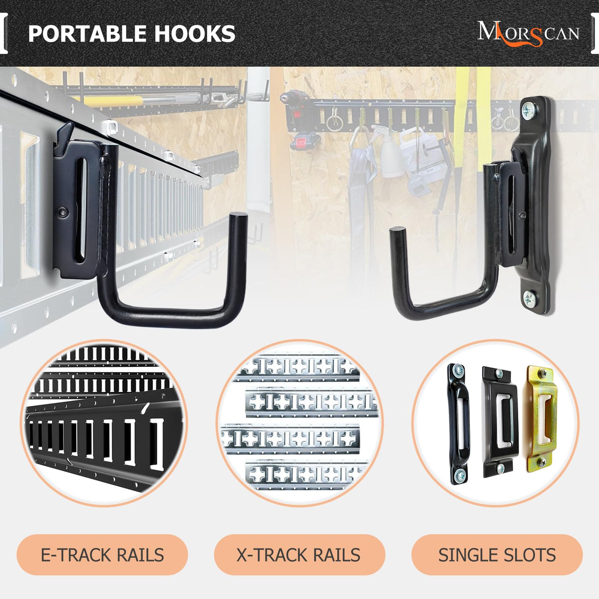 MorScan parts beside a ruler for size comparison and accurate planning benefit