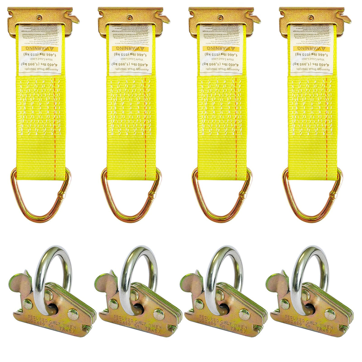 MorScan multiple anchors used on warehouse rack for organized cargo