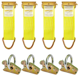 MorScan multiple anchors used on warehouse rack for organized cargo