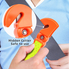 MorTime mounted in car door pocket on bracket ready for quick access and fast emergency reach