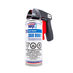 Moshify front view of SprayMax cans with trigger showing professional finish control