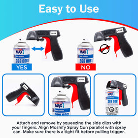 Moshify cans beside a ruler showing size and easy storage convenience