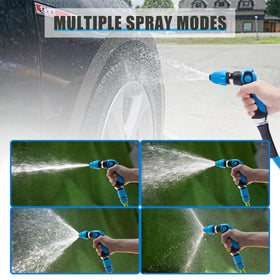 MOSIKEN kit accessories laid out with sponge and towel for complete cleaning
