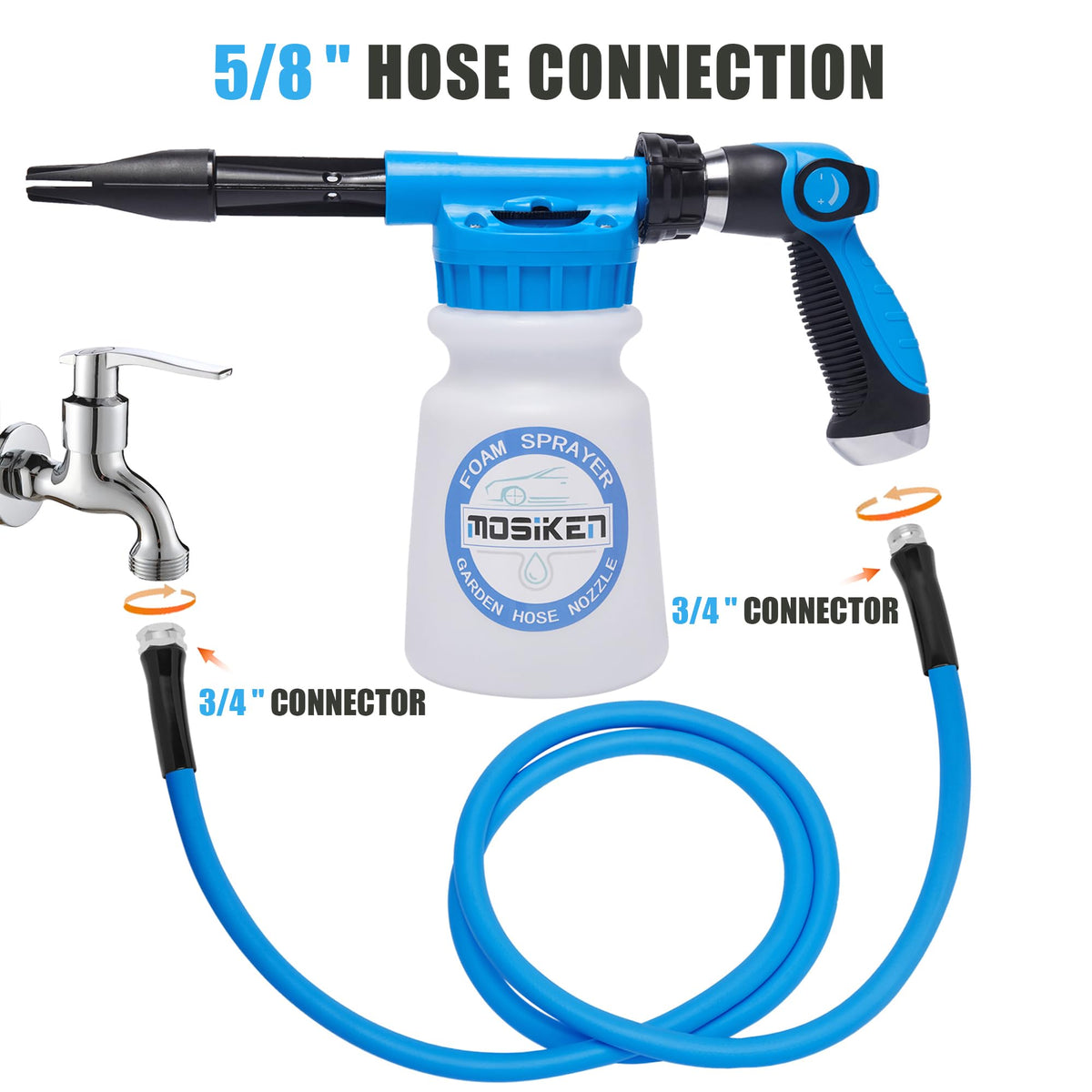 MOSIKEN watering mode in garden watering plants gently to protect foliage