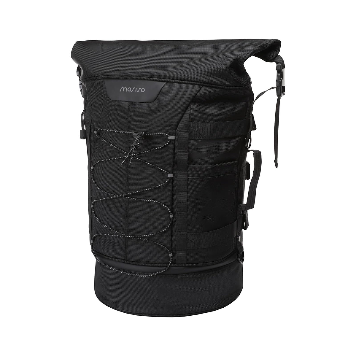 MOSISO front view of backrest bag showing durable construction and easy access