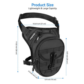 MOSISO style in urban commute setting keeping essentials reachable