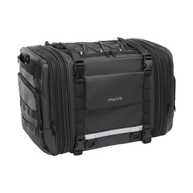 MOSISO front view showing bag shape and reflective strip for safer rides