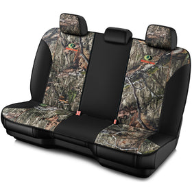 Mossy Oak front packaging showing full-bench cover and benefits