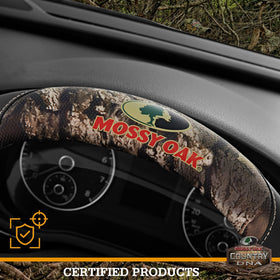 Mossy Oak installed on steering wheel demonstrating improved grip and secure fit