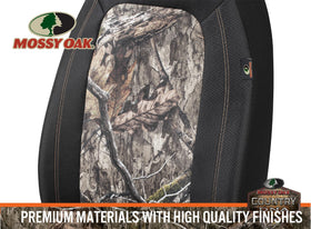 Mossy Oak installed in truck lifestyle showing waterproof protection during outdoor use