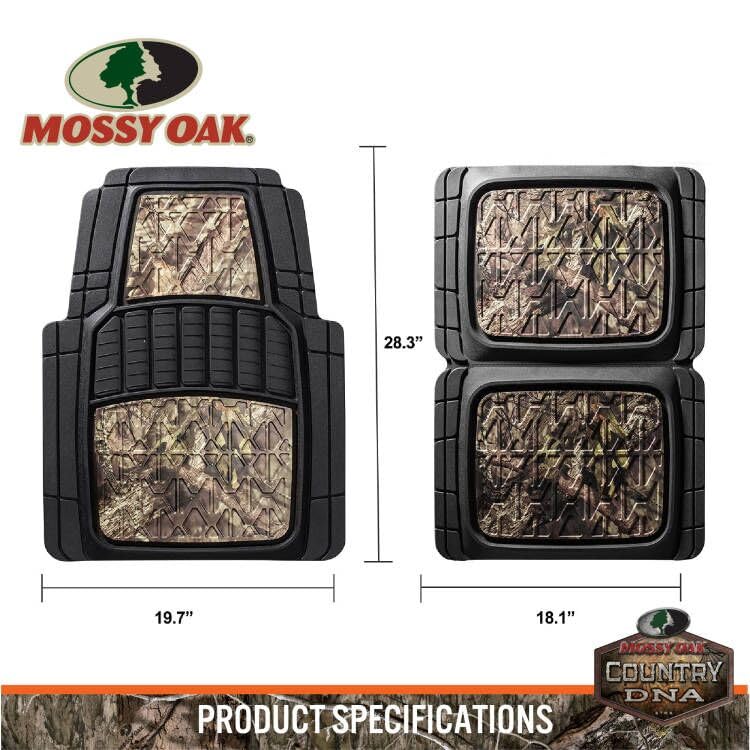 Mossy Oak mats in outdoor truck showing protection after hunting trip