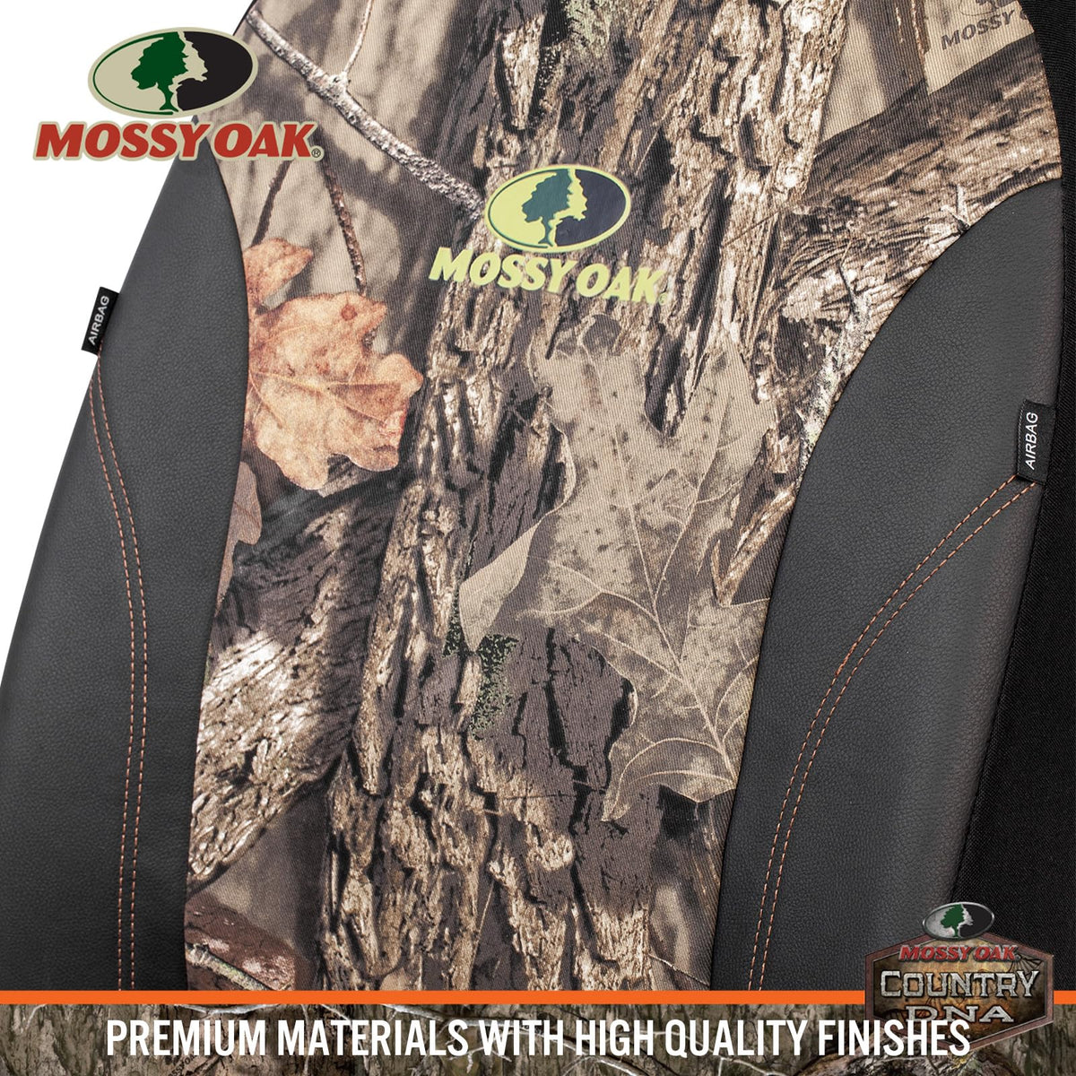 Mossy Oak installed in truck interior showing camouflage lifestyle benefit