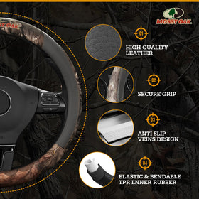Mossy Oak cover installed in a truck interior offering rugged style and protection