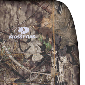 Mossy Oak underside straps and fastenings for quick secure installation