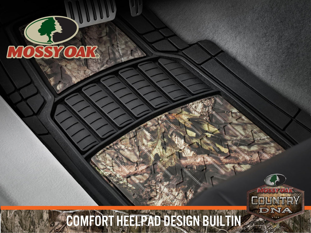 Mossy Oak rubber texture close-up showing durable non-slip surface