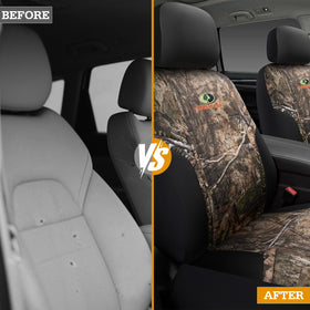 Mossy Oak water beading on fabric showing spill resistance benefit