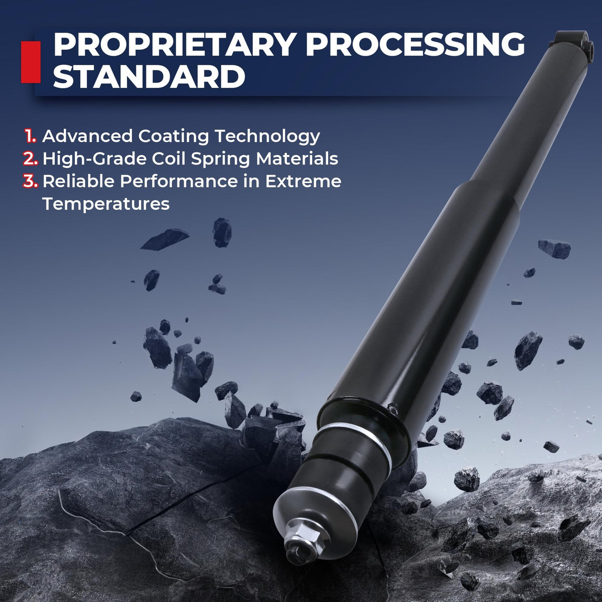 MOSTPLUS electrophoretic coating closeup showing corrosion protection benefit