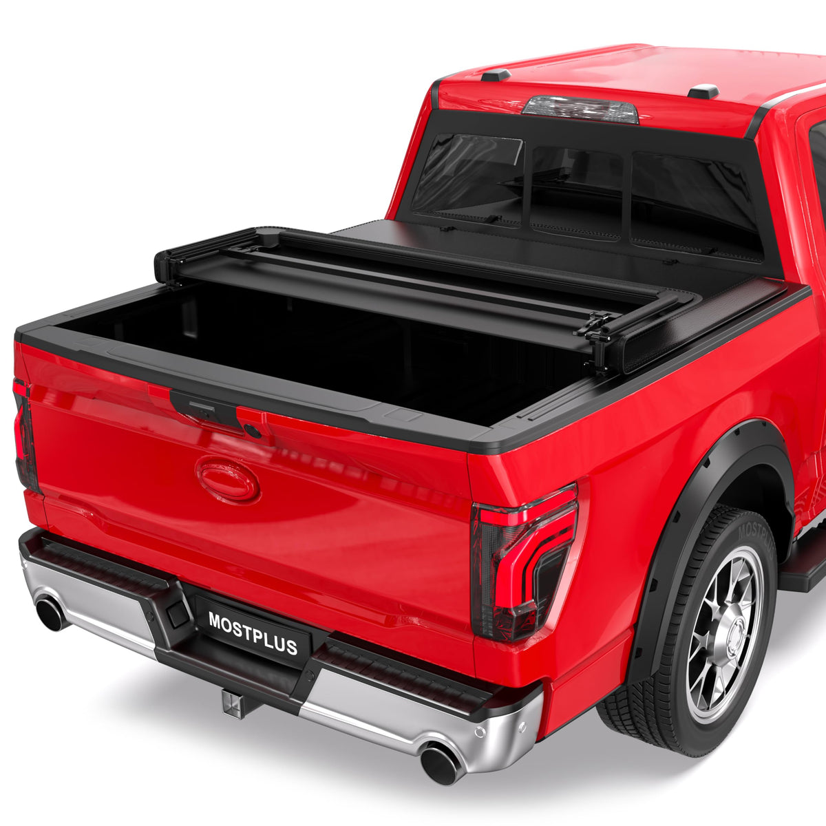 MOSTPLUS front packaging view showing components and fit for F-150