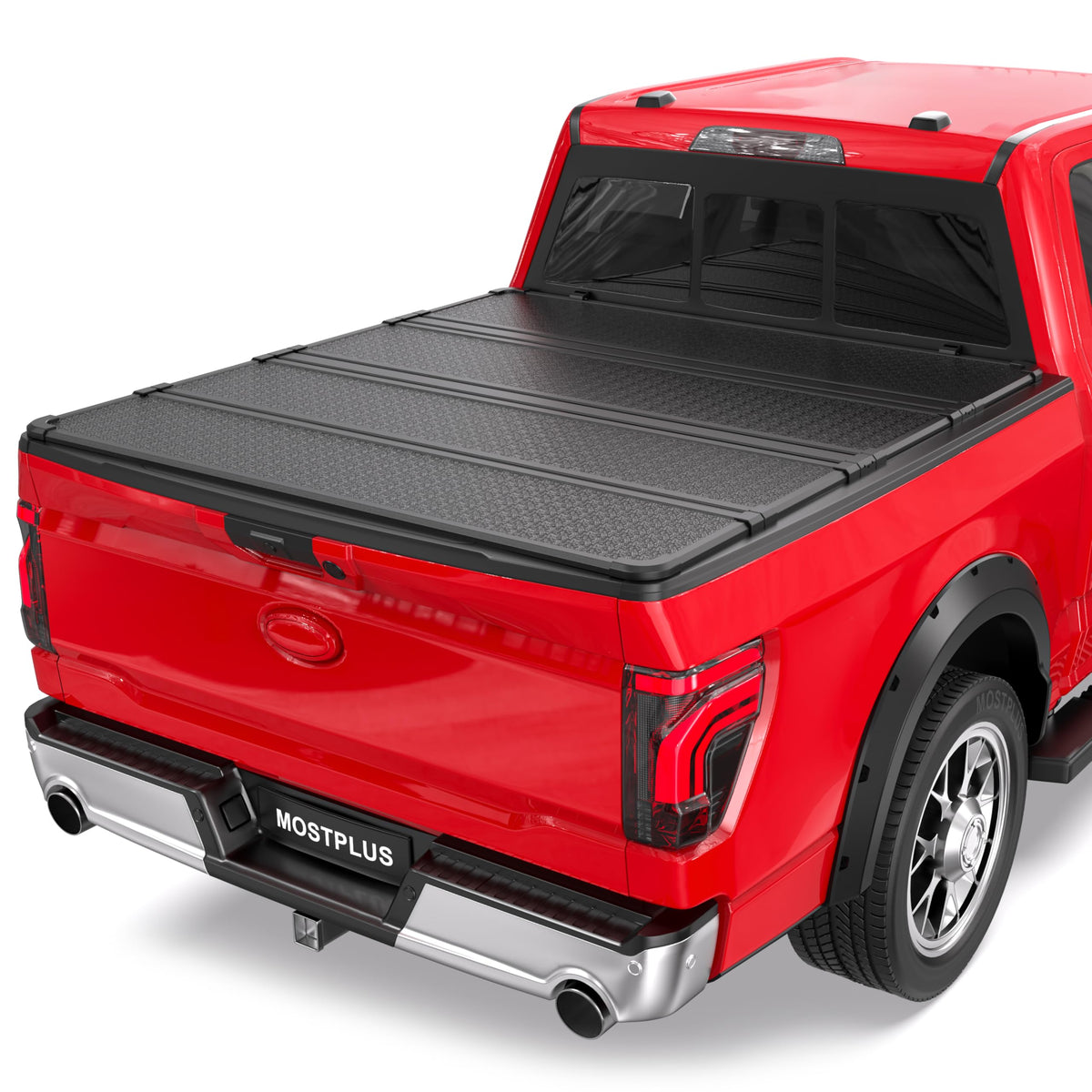 MOSTPLUS front profile on truck showing sleek protection and improved aerodynamics