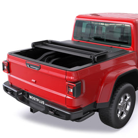 MOSTPLUS front view on Jeep Gladiator showing sleek low-profile protection