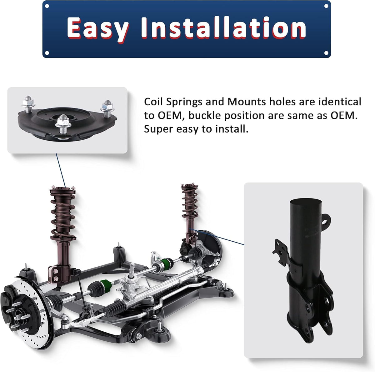MOSTPLUS installed on Mazda 3 front demonstrating fitment and benefit of improved stability